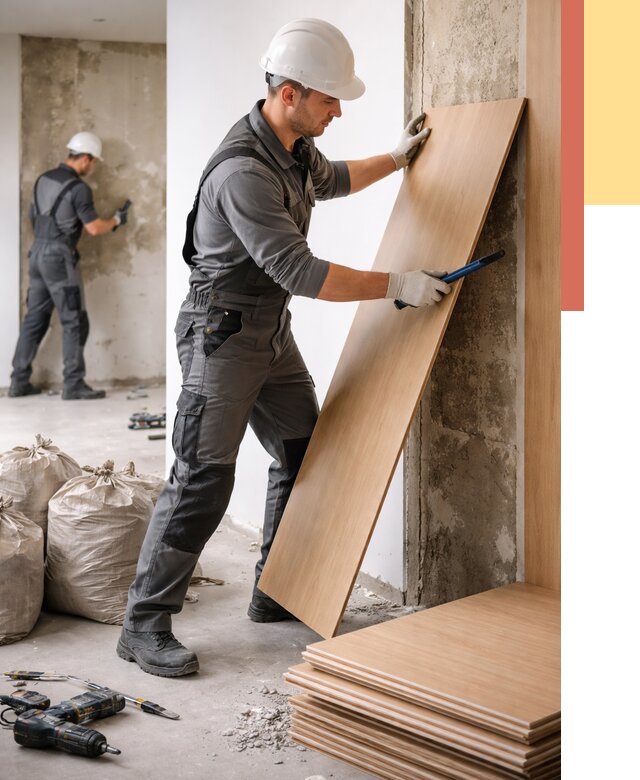 Демонтаж стеновых панелей в Михайловке от 3558 руб. за м² быстро и недорого | ОТДЕЛОЧНИК-Мхл