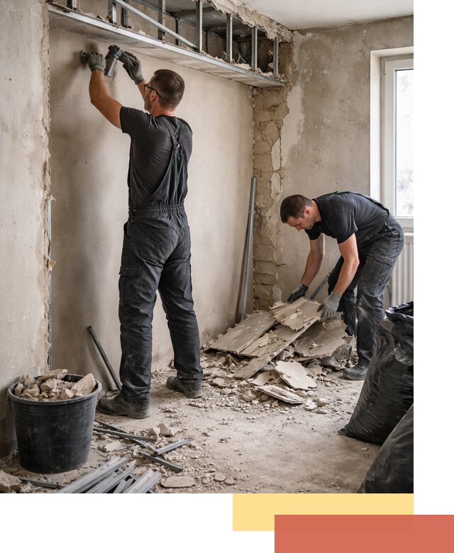 Демонтаж короба из гипсокартона в Михайловке быстро и аккуратно