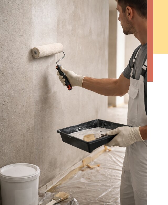 Грунтовка стен в Михайловке от 2237 руб. м2 — быстро, недорого, с материалом | ОТДЕЛОЧНИК-Мхл