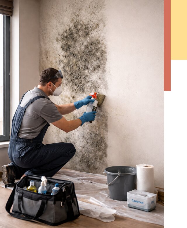Удаление плесени со стен в Михайловке от 2186 руб. — быстро и недорого | ОТДЕЛОЧНИК-Мхл