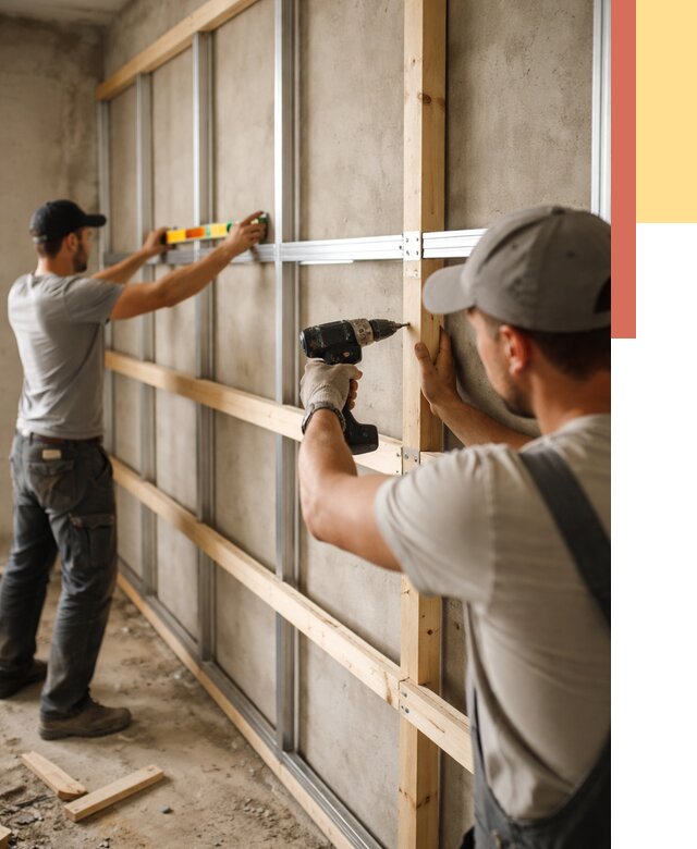 Устройство обрешетки под панели в Михайловке от 2135 руб. — монтаж под ключ | ОТДЕЛОЧНИК-Мхл