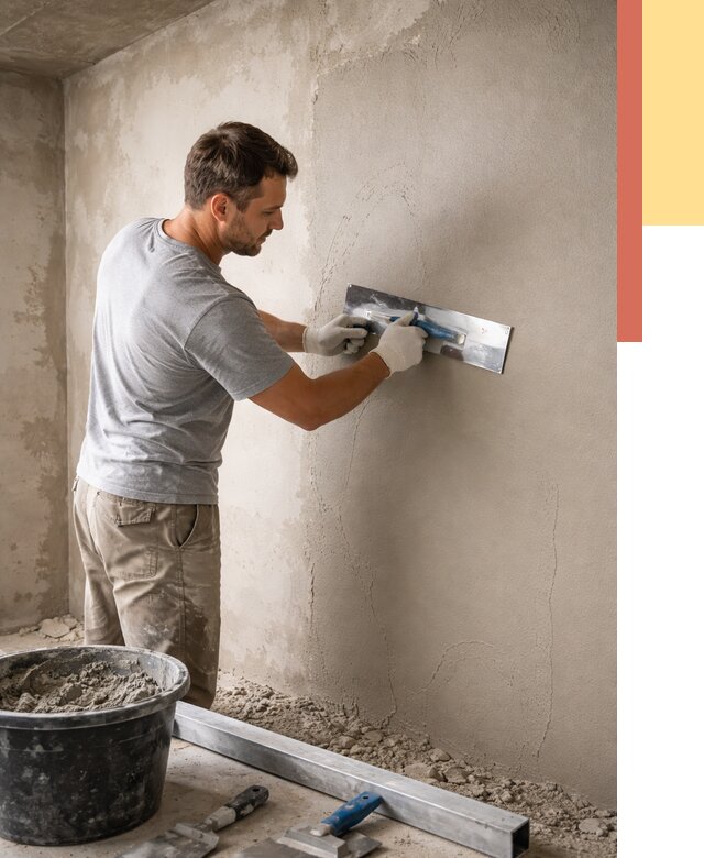 Штукатурка стен без маяков в Михайловке от 7320 руб/м2 — услуги и цена | ОТДЕЛОЧНИК-Мхл