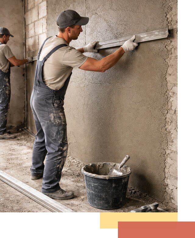 Штукатурка стен цементно-песчаная в Михайловке профессионально