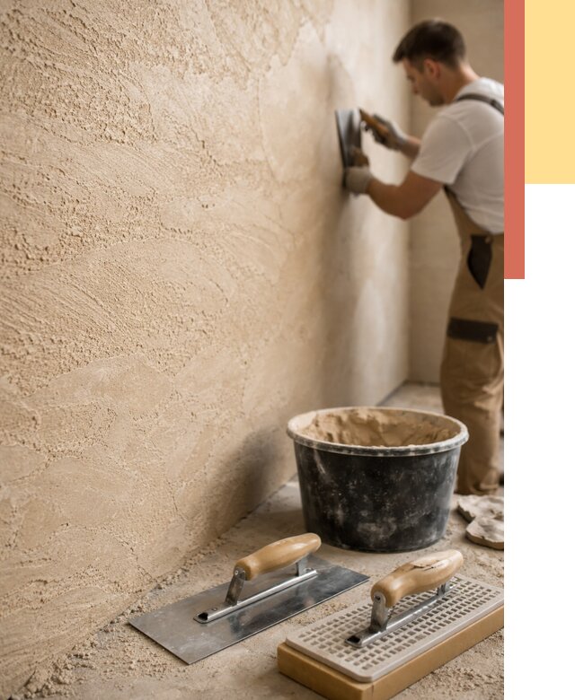 Декоративная штукатурка травертин в Михайловке от 1830 руб/м2 — качественно и недорого | ОТДЕЛОЧНИК-Мхл