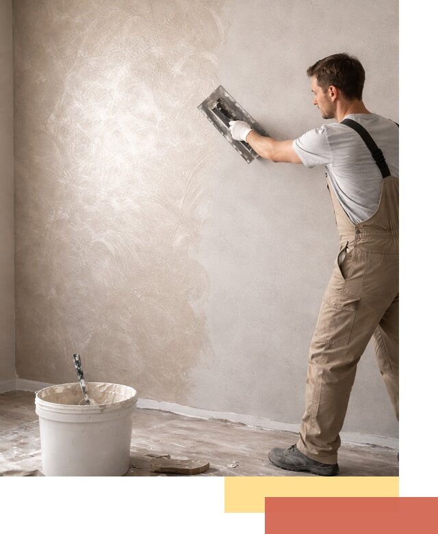 Декоративная штукатурка «Мокрый шелк» под ключ в Михайловке