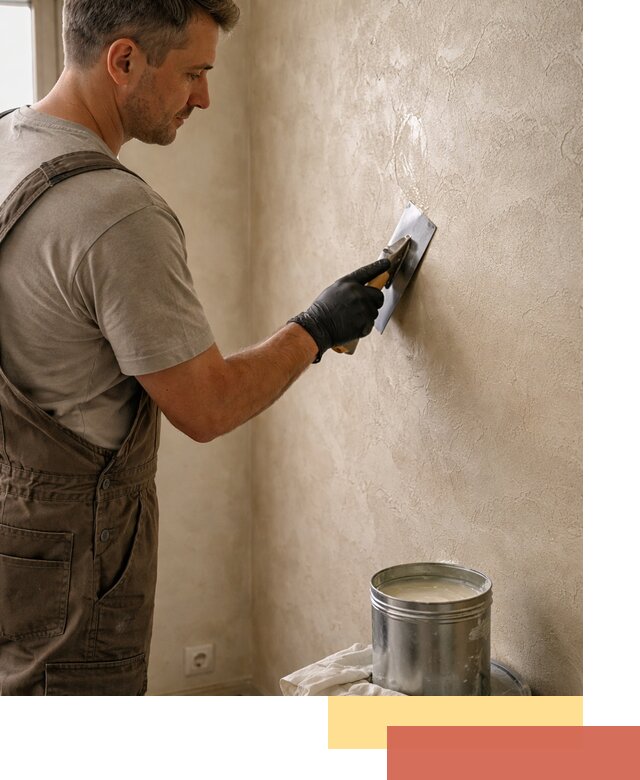 Нанесение воска на штукатурку в Михайловке для защиты и блеска