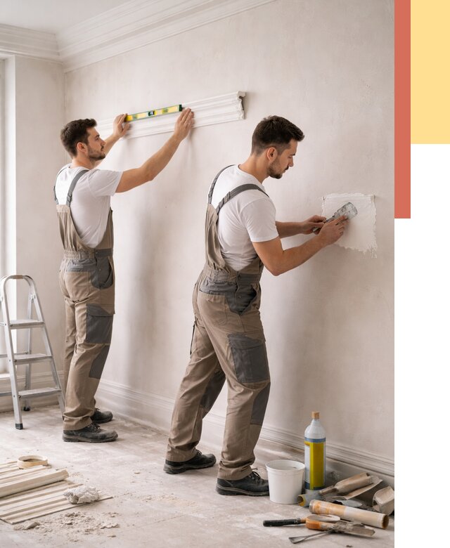 Монтаж лепнины на стены в Михайловке от 4575 руб. — недорого, быстро | ОТДЕЛОЧНИК-Мхл