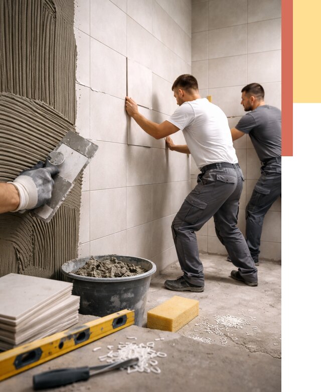 Укладка плитки на стены в Михайловке от 864 руб. — качественно и недорого | ОТДЕЛОЧНИК-Мхл