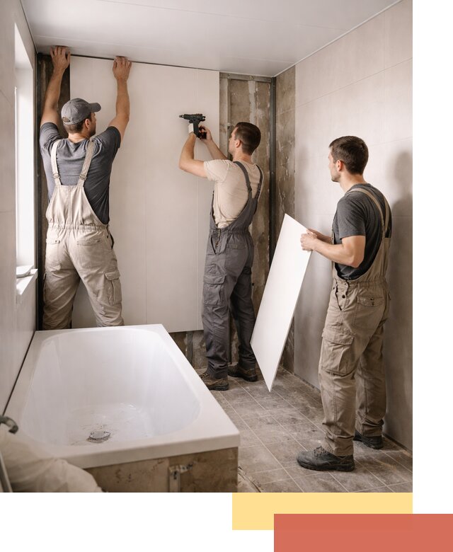 Отделка ванной панели ПВХ профессионально в Михайловке