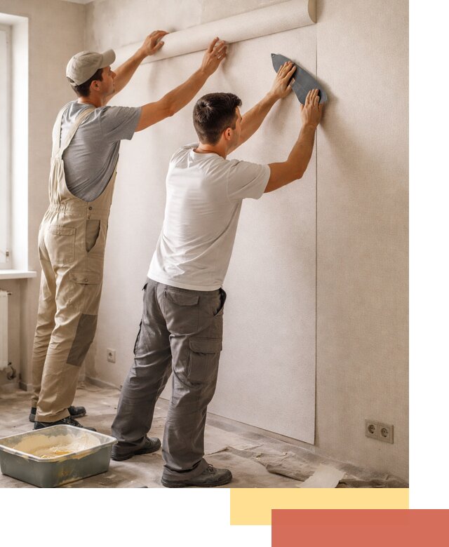 Поклейка виниловых обоев в Михайловке профессионально и качественно