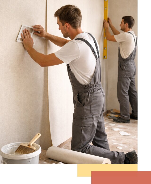 Поклейка бумажных обоев в Михайловке качественно и недорого