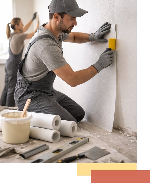 Поклейка стеклообоев профессионально в Михайловке