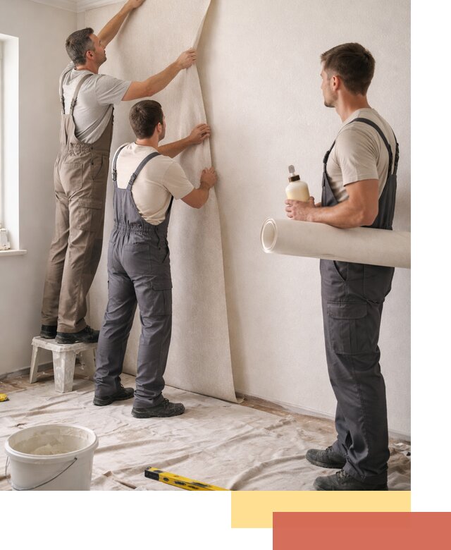 Оклейка стен обоями в Михайловке — качественно и профессионально