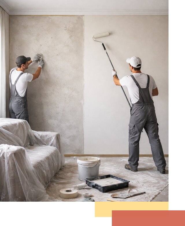 Покраска стен антивандальной краской в Михайловке