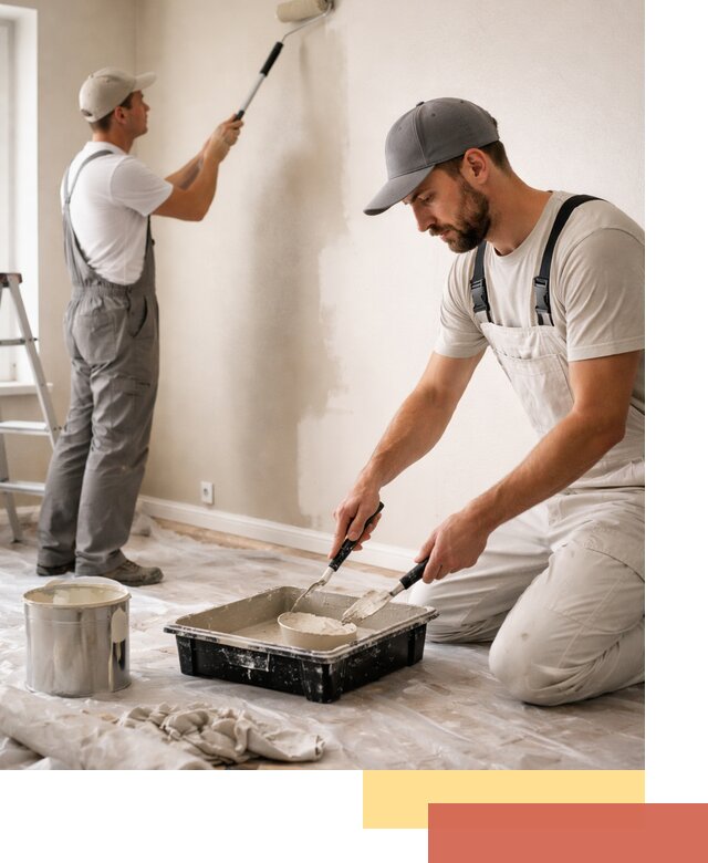 Покраска стен в квартире в Михайловке — профессионально и аккуратно