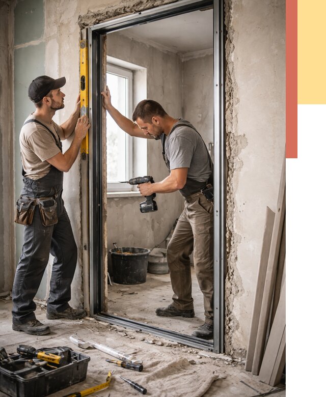 Закладка дверного проема в Михайловке от 3558 руб. — быстро и недорого | ОТДЕЛОЧНИК-Мхл