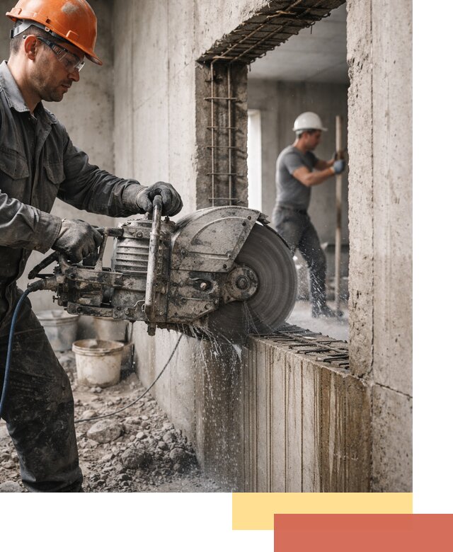 Алмазная резка проемов в Михайловке быстро и точно