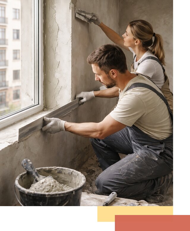 Штукатурка откосов дверей и окон профессионально в Михайловке