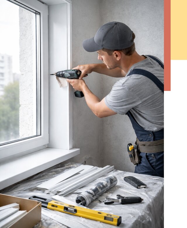 Установка пластиковых откосов в Михайловке от 2288 руб. | ОТДЕЛОЧНИК-Мхл монтаж, быстро и недорого