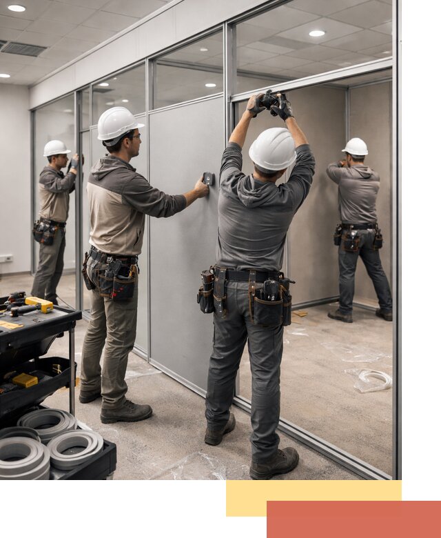 Мобильные офисные перегородки под ключ в Михайловке