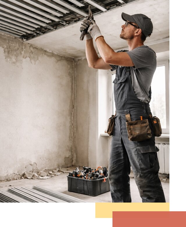 Демонтаж реечного потолка в Михайловке быстро и аккуратно