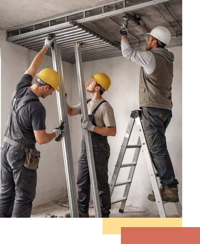 Монтаж реечного потолка под ключ в Михайловке