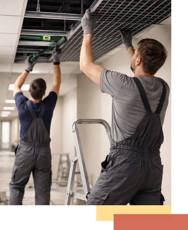 Монтаж потолка Грильято в Михайловке: установка под ключ качественно