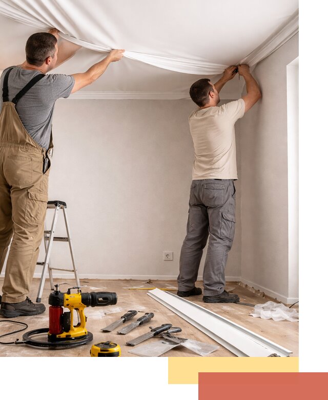 Монтаж ПВХ натяжного потолка в Михайловке качественно и быстро