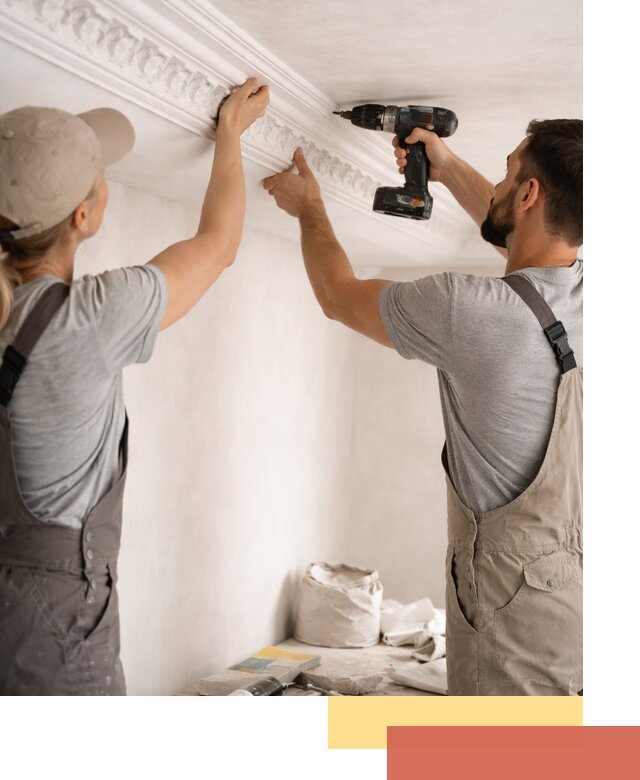 Профессиональный монтаж лепнины на потолок в Михайловке