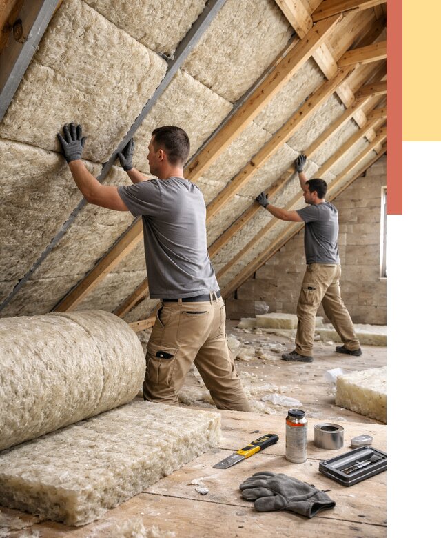 Утепление потолка минватой в Михайловке от 1474 руб. — быстро и недорого | ОТДЕЛОЧНИК-Мхл