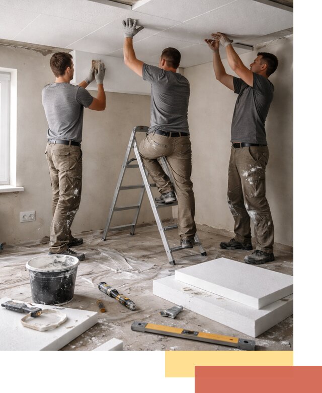 Утепление потолка пенопластом в Михайловке быстро и качественно