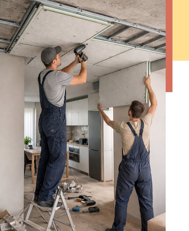 Шумоизоляция потолка панелями зипс в Михайловке от 1881 руб. под ключ | ОТДЕЛОЧНИК-Мхл